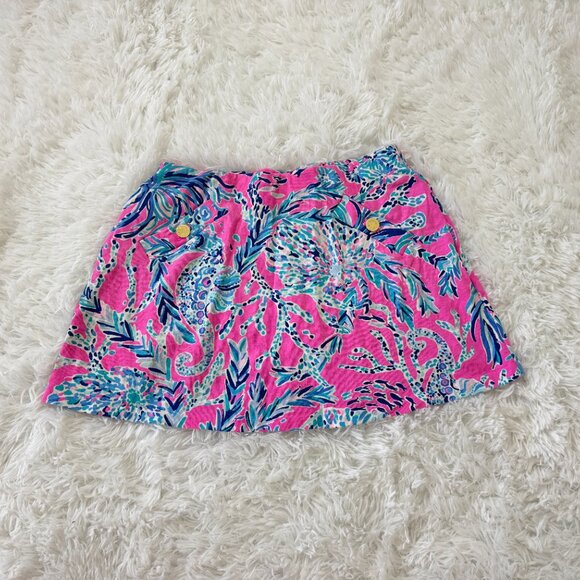 🌸 Lilly Pulitzer 🌸 Madison Skort Mandevilla Pink New Kids on the Dock Size XS - Picture 2 of 12